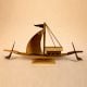 Handmade Wood Sailing Boat Table Accent
